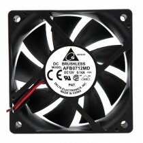 Delta AFB0712MD DC 12V 0.14A 2 Wires / 3 Wires Axial Cooling Fan