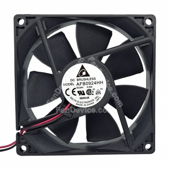 Delta AFB0924HH DC 24V 0.25A 2 Wires / 3 Wires / 4 Wires Axial Cooling Fan