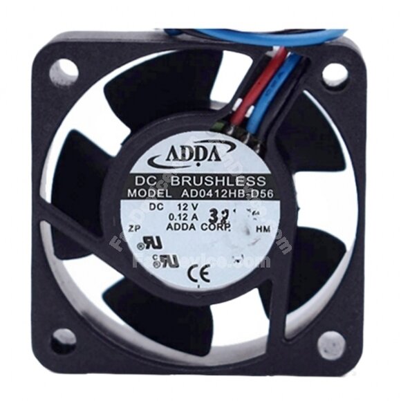 ADDA AD0412HB-D56 12V 0.12A 4015 Axial DC Brushless Cooling Fan