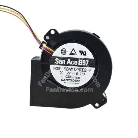 Sanyo Denki San Ace B97 9BAM12MCD2-2 DC 12V 0.75A 4 Wires Blower Cooling Fan