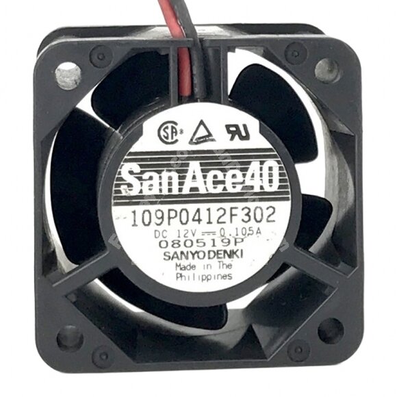 Sanyo Denki San Ace 40 109P0412F302 DC 12V 0.105A 4028 Axial Cooling Fan