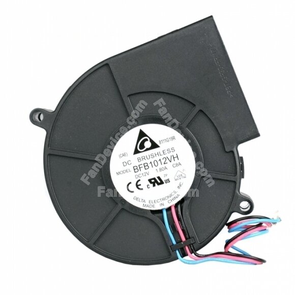Delta BFB1012VH DC 12V 1.8A 2 Wires / 3 Wires / 4 Wires Blower Cooling Fan