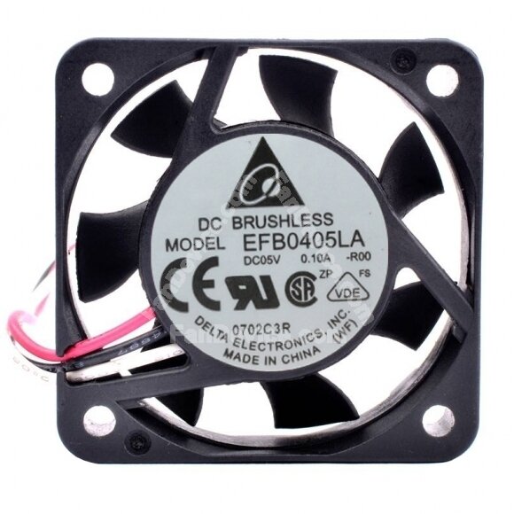 Delta EFB0405LA DC 5V 0.10A 2 Wires / 3 Wires Axial Cooling Fan