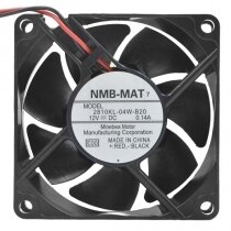 NMB-MAT 2810KL-04W-B20 DC 12V 0.14A 7025 Axial Cooling Fan