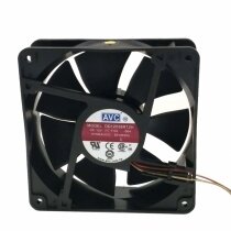AVC DD12038R12H DC 12V 1.3A 3 Wires Axial Cooling Fan