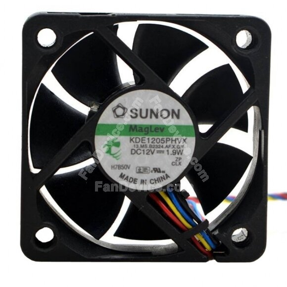 Sunon KDE1205PHVX 13.MS.B2324.AF.X.GN DC 12V 1.9W 2 Wires / 3 Wires / 4 Wires Axial Cooling Fan