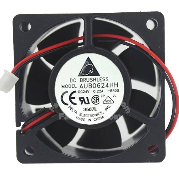 Delta AUB0624HH DC 24V 0.22A 2 Wires / 3 Wires Axial Cooling Fan