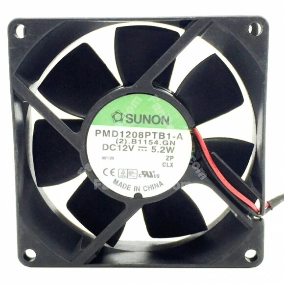 Sunon PMD1208PTB1-A (2).B1154.GN DC 12V 5.2W 2 Wires / 3 Wires Axial Cooling Fan