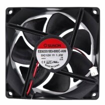 Sunon EE92251B3-000C-A99 DC 12V 1.3W 2 Wires Axial Cooling Fan