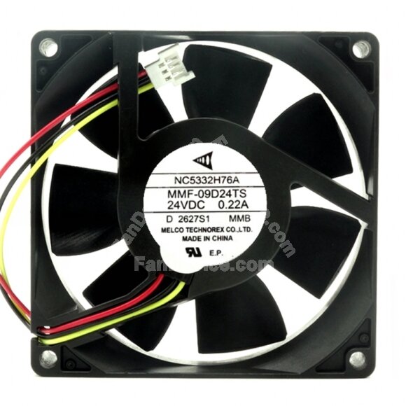 Mitsubishi NC5332H76A MMF-09D24TS-MMB DC 24V 0.22A 9025 Axial Cooling Fan