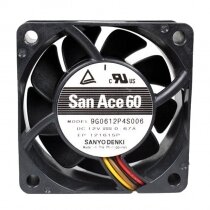 Sanyo Denki San Ace 60 9G0612P4S006 DC 12V 0.67A 6025 Axial Cooling Fan