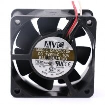 AVC C6025B12H DC 12V 0.16A 3 Wires Axial Cooling Fan