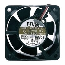 AVC C6025B12L DC 12V 0.12A 2 Wires / 3 Wires Axial Cooling Fan