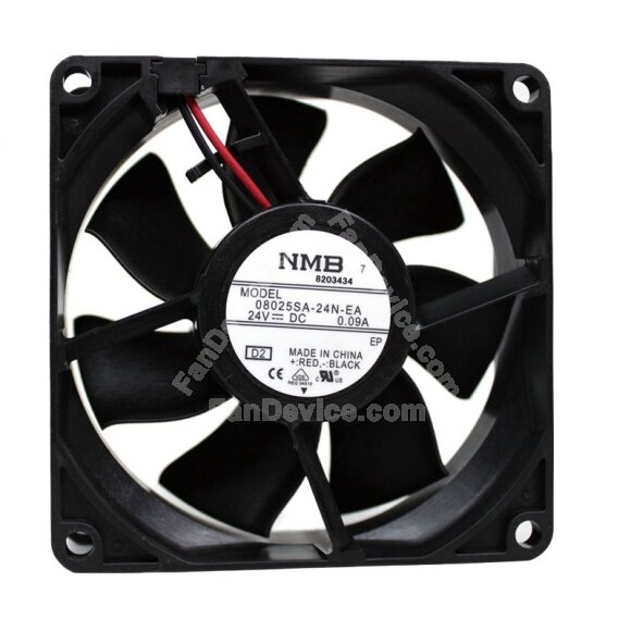 NMB 08025SA-24N-EA DC 24V 0.09A 8025 Axial Cooling Fan