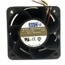 AVC DB04028B12U DC 12V 0.66A 2 Wires / 3 Wires / 4 Wires Axial Cooling Fan