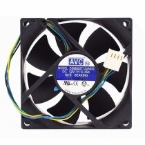 AVC DS08025T12UA052 DC 12V 0.35A 2 Wires / 3 Wires / 4 Wires Axial Cooling Fan