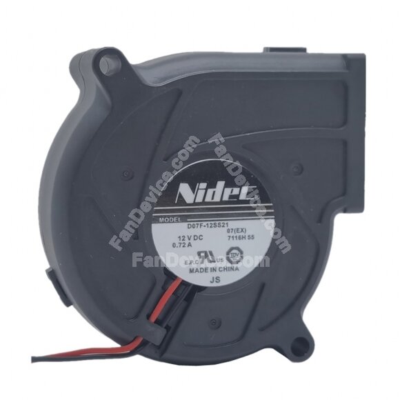 Nidec D07F-12SS21 DC 12V 0.72A 7530 Blower Cooling Fan