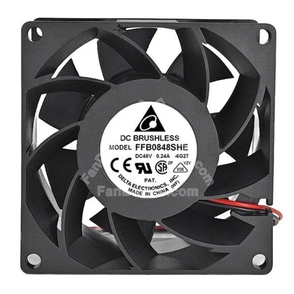 Delta FFB0848SHE DC 48V 0.24A 8038 Axial Cooling Fan