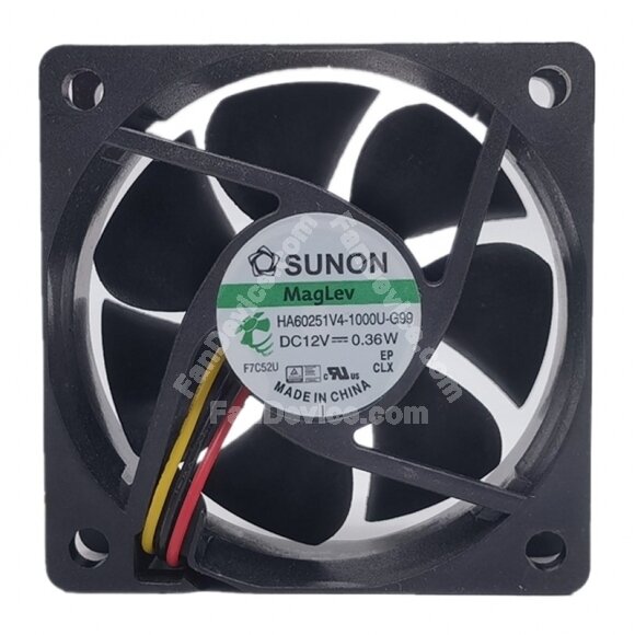 Sunon Maglev HA60251V4-1000U-G99 DC 12V 0.36W 6025 Axial Cooling Fan