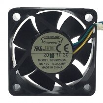 EVERFLOW RB5020BM DC 12V 0.35AMP 5020 Axial Cooling Fan