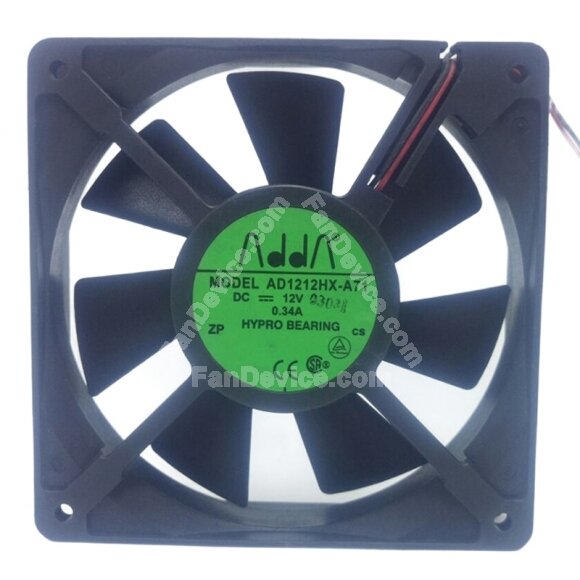 ADDA AD1212HX-A71 DC 12V 0.34A 12025 Axial HYPRO Bearing Cooling Fan
