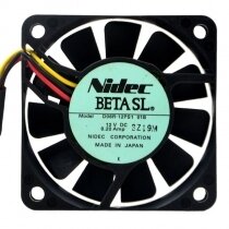 Nidec D06R-12PS1 01B DC 12V 0.20Amp 6015 Axial Cooling Fan