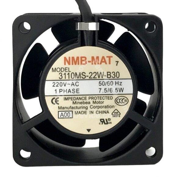 NMB-MAT 3110MS-22W-B30 AC 220V 7.5/6.5W 6030 Axial Cooling Fan