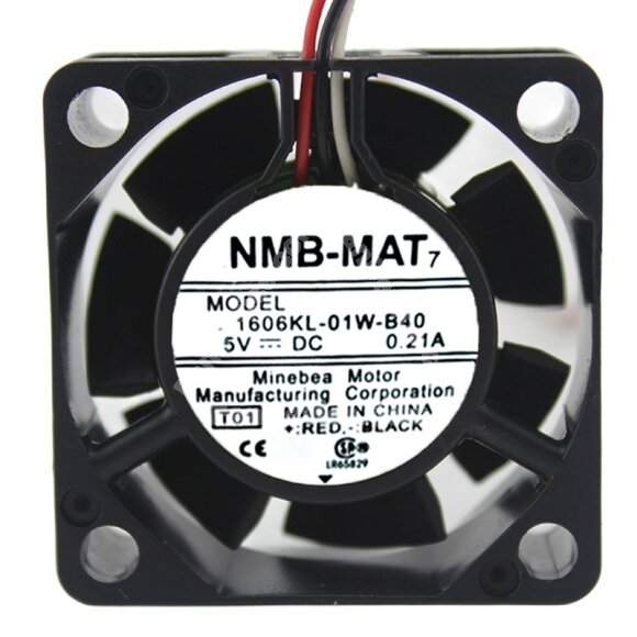 NMB-MAT 1606KL-01W-B40 DC 5V 0.21A 4015 Axial Cooling Fan