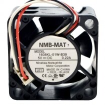 NMB-MAT 1608KL-01W-B39 DC 5V 0.22A 4020 Axial Cooling Fan