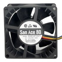 Sanyo Denki San Ace 80 9G0812P1K071 DC 12V 1.8A 8038 Axial Cooling Fan