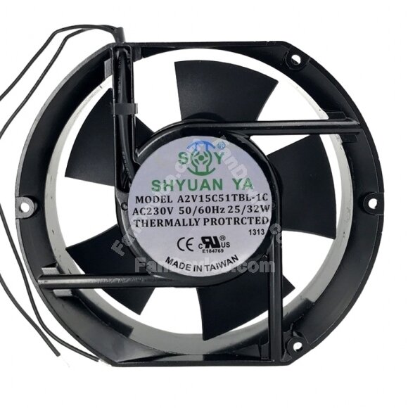 SHYUAN YA A2V15C51TBL-1C AC 230V 25/32W 17251 Axial Cooling Fan