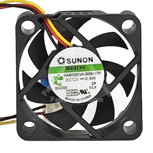 Sunon HA40101V4-0000-C99 DC 12V 0.8W 4010 Axial Cooling Fan