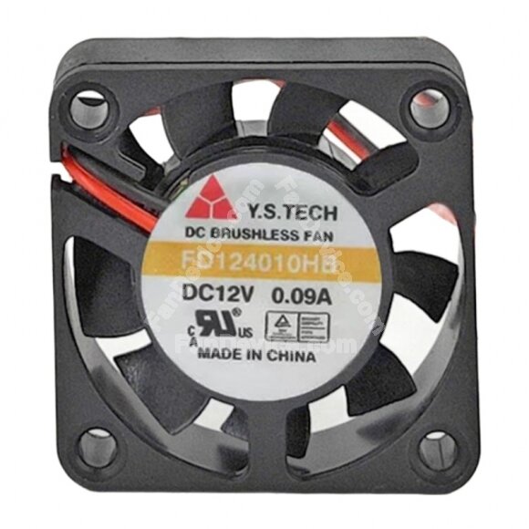 Y.S.TECH FD124010HB DC 12V 0.09A 4010 Axial Cooling Fan