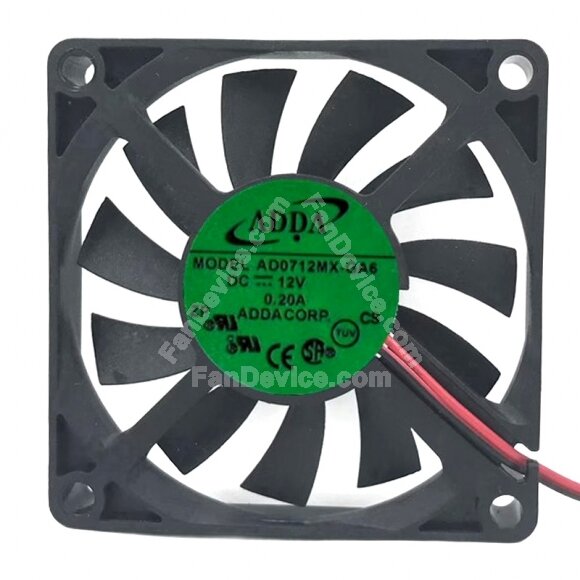ADDA AD0712MX-GA6 DC 12V 0.20A 7010 Axial Cooling Fan