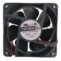 CROWN AGE12038B24H DC 24V 0.48A 12038 Axial Ball Bearing Cooling Fan