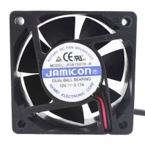 JAMICON JF0615B1H-R DC 12V 0.17A 6015 DUAL Ball Bearing Axial Cooling Fan
