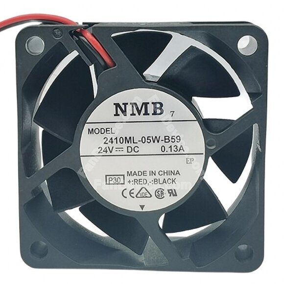 NMB-MAT 2410ML-05W-B59 DC 24V 0.13A 6025 Axial Cooling Fan