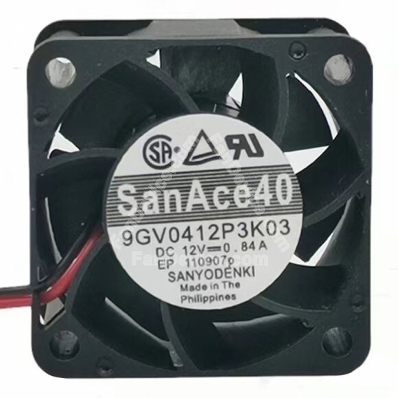 Sanyo Denki 9GV0412P3K03 DC 12V 0.84A 4028 Axial Cooling Fan