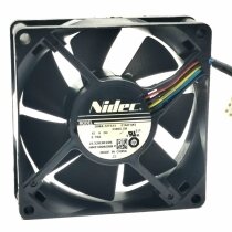 Nidec D08A-12TS13 01AH1(K) DC 12V 0.70A 2 Wires / 3 Wires / 4 Wires Axial Cooling Fan