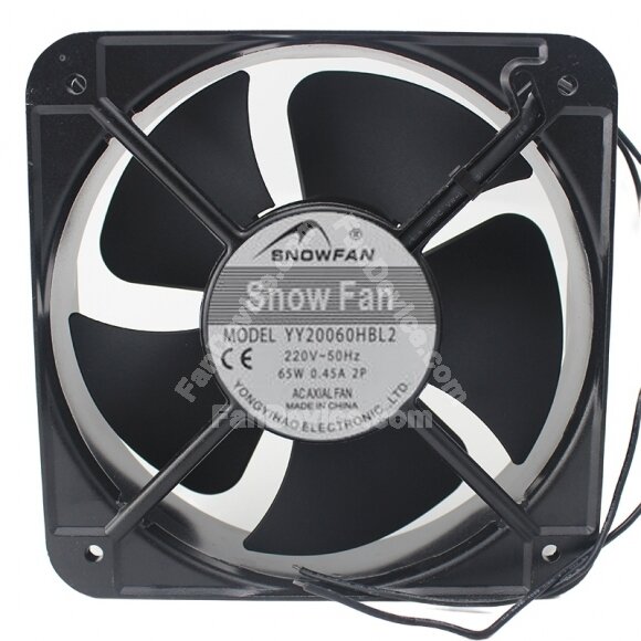 SNOWFAN YY20060HBL2 AC 220V 0.45A 65W 20060 Axial Cooling Fan