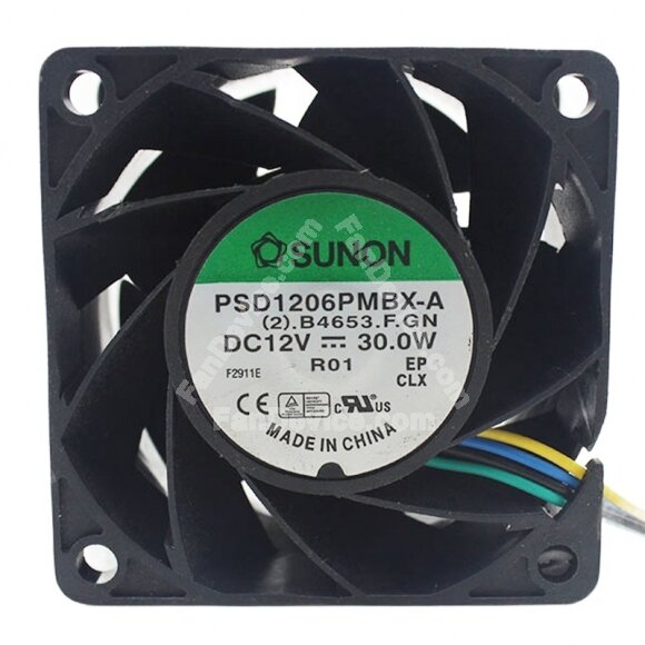 Sunon PSD1206PMBX-A DC 12V 30.0W 6038 Axial Cooling Fan