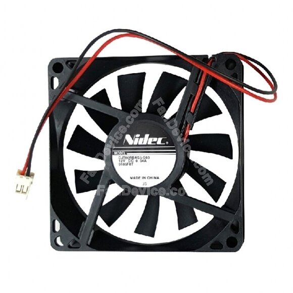 Nidec DJT80RBAS5-S03 DC 12V 0.04A 2 Wires Axial Cooling Fan