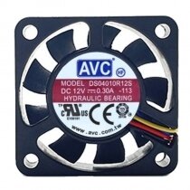 AVC DS04010R12S DC 12V 0.30A 4010 Axial Hydraulic Bearing Cooling Fan