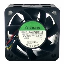 Sunon PMD1204PQB1-A DC 12V 2.6W 2 Wires / 3 Wires / 4 Wires Axial Cooling Fan