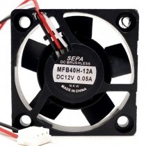 SEPA MFB40H-12A DC 12V 0.05A 4010 Axial Brushless Cooling Fan