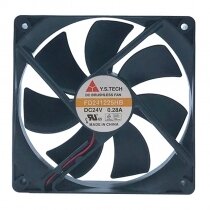 Y.S.TECH FD241225HB DC 24V 0.28A 12025 Brushless Axial Cooling Fan
