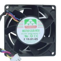 Protechnic MGT8012UB-W38 DC 12V 2.60A 8038 Axial Cooling Fan