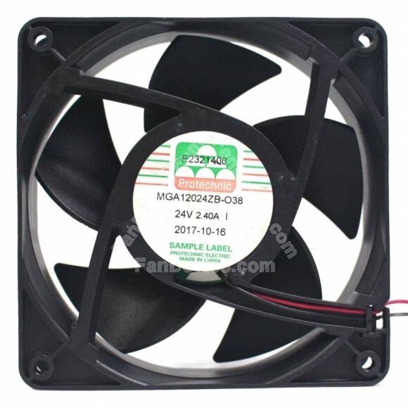 Protechnic MGA12024ZB-O38 DC 24V 2.40A 12038 Axial Cooling Fan