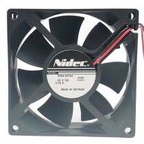 Nidec D08A-24TS4 01 DC 12V 0.30A 2 Wires Axial Cooling Fan