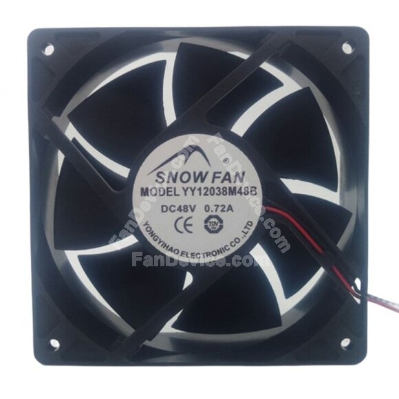 SNOWFAN YY12038M48B DC 48V 0.72A 12038 Axial Cooling Fan